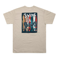 SWING A BING Premium S/S T-Shirt - Sand